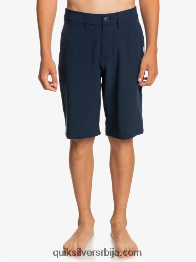 децаци Quiksilver 8-16 океан унион 19 амфибијски шортс морнарски сако Z824VN1934