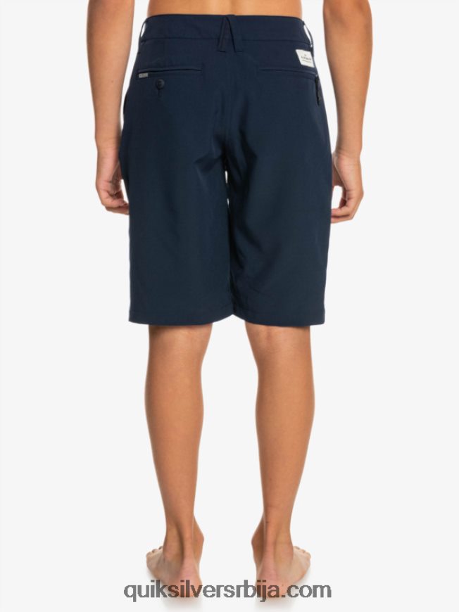 децаци Quiksilver 8-16 океан унион 19 амфибијски шортс морнарски сако Z824VN1934