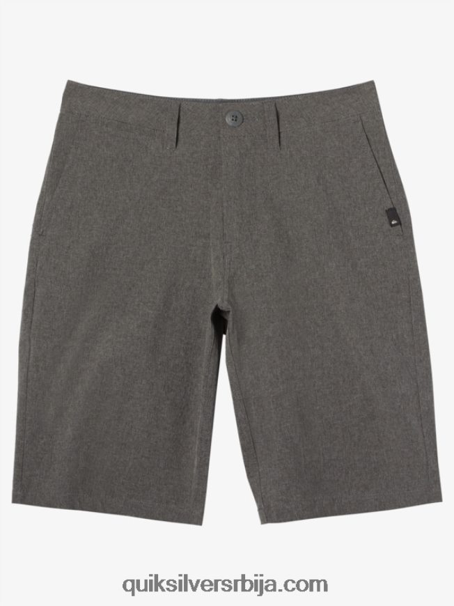 децаци Quiksilver 8-16 унион хеатхер ампхибиан 20 боардсхортс црн Z824VN2057