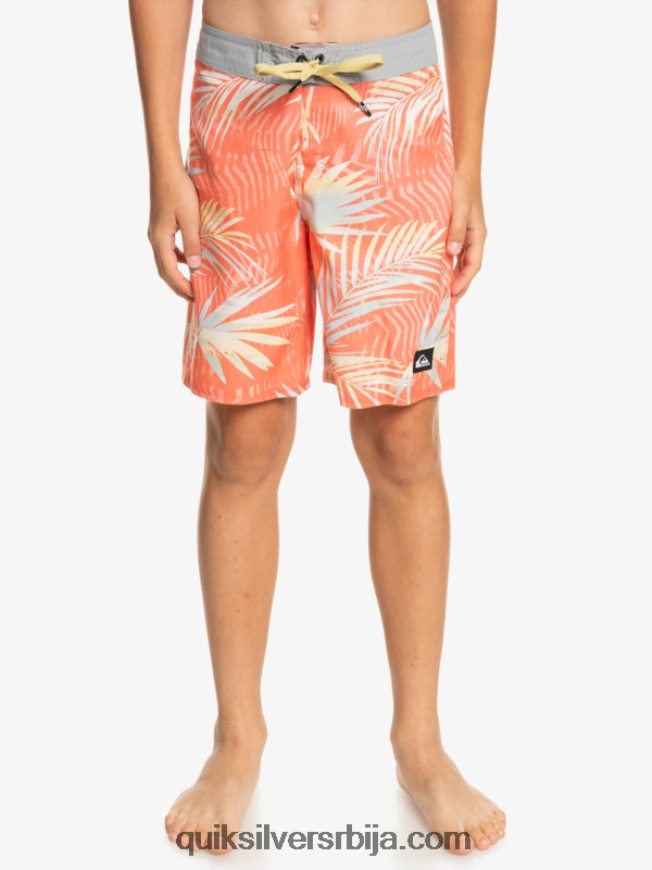 децаци Quiksilver 8-16 свакодневних кс 69 16 кратких хлачица свеж лосос Z824VN2139