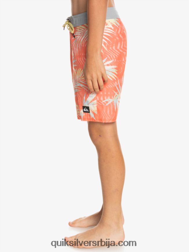 децаци Quiksilver 8-16 свакодневних кс 69 16 кратких хлачица свеж лосос Z824VN2139