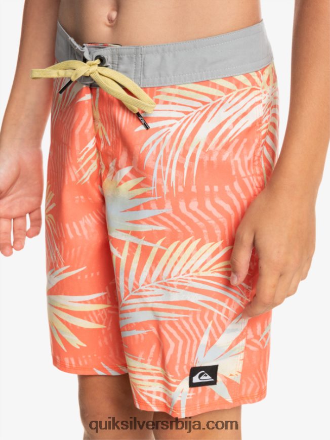 децаци Quiksilver 8-16 свакодневних кс 69 16 кратких хлачица свеж лосос Z824VN2139