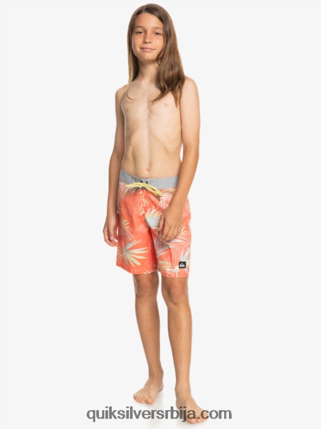 децаци Quiksilver 8-16 свакодневних кс 69 16 кратких хлачица свеж лосос Z824VN2139