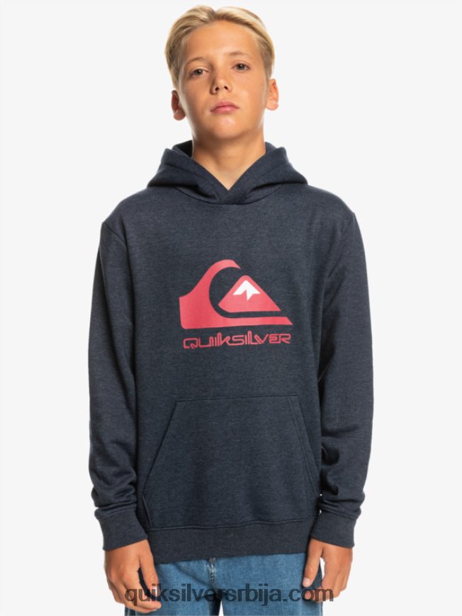 децаци Quiksilver 8-16 велики лого од флиса морнарски блејзер хеатхер Z824VN2247