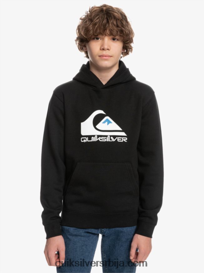 децаци Quiksilver 8-16 велики лого од флиса црн Z824VN2248