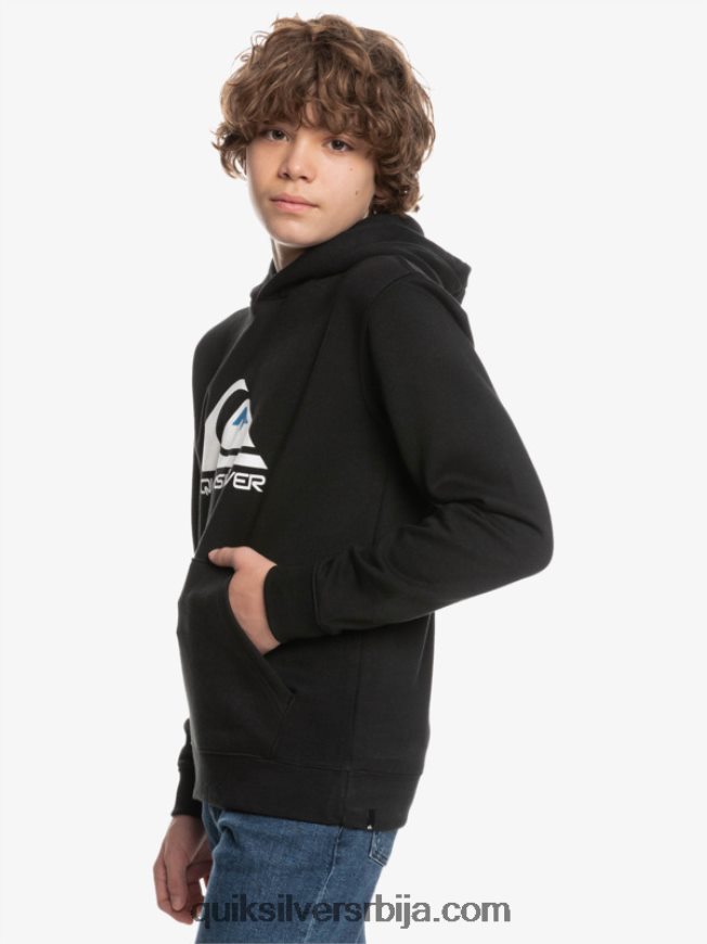 децаци Quiksilver 8-16 велики лого од флиса црн Z824VN2248