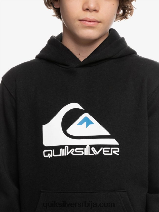децаци Quiksilver 8-16 велики лого од флиса црн Z824VN2248