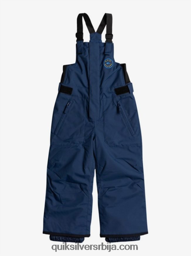 децаци Quiksilver 2-7 боогие изоловане тамноплаве снежне панталоне инсигниа блуе Z824VN2296