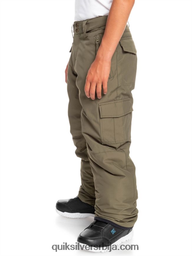 децаци Quiksilver 8-16 портер панталоне за снег лист грожђа Z824VN2259