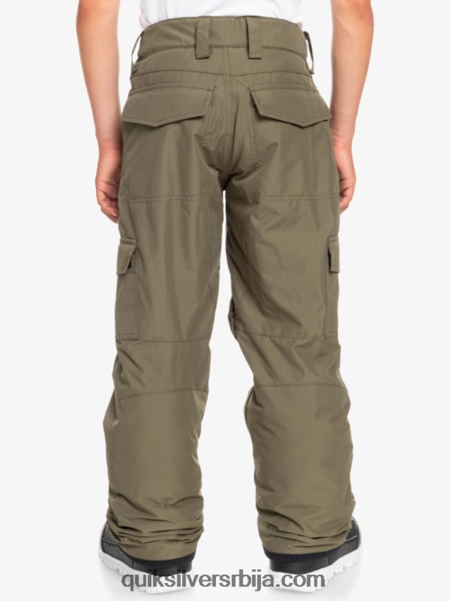 децаци Quiksilver 8-16 портер панталоне за снег лист грожђа Z824VN2259