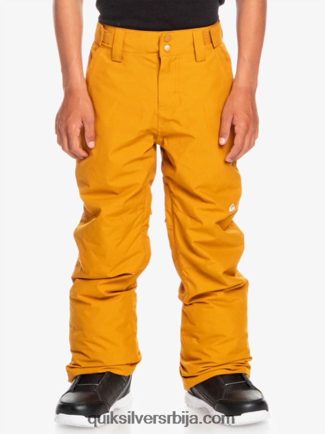 децаци Quiksilver Снежне панталоне 8-16 боквице браон Z824VN2293