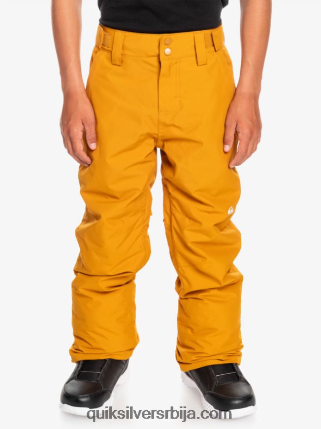 децаци Quiksilver Снежне панталоне 8-16 боквице браон Z824VN2293