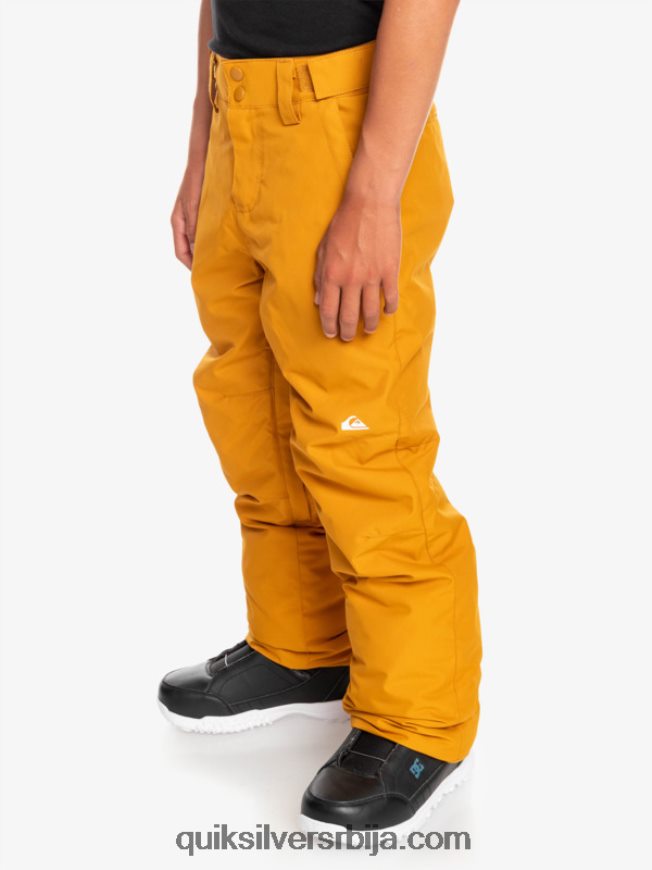 децаци Quiksilver Снежне панталоне 8-16 боквице браон Z824VN2293