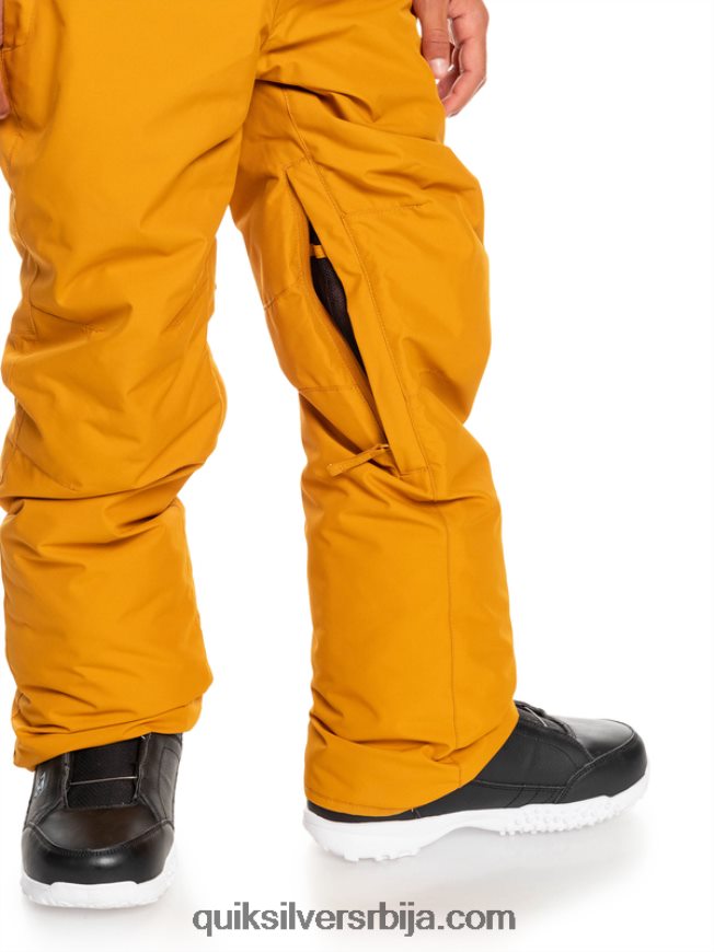 децаци Quiksilver Снежне панталоне 8-16 боквице браон Z824VN2293