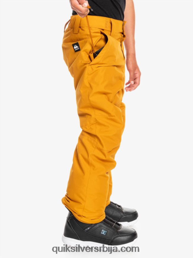 децаци Quiksilver Снежне панталоне 8-16 боквице браон Z824VN2293