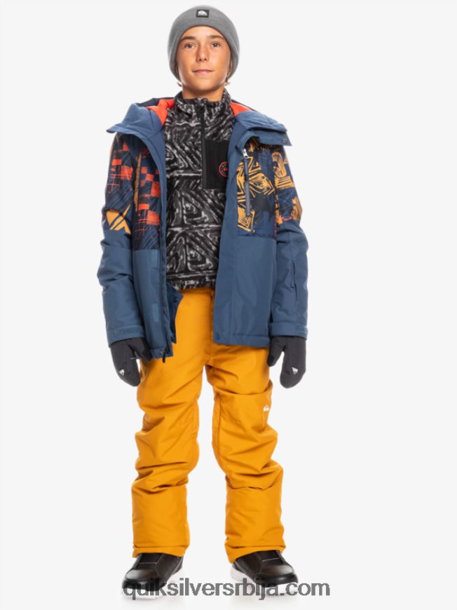 децаци Quiksilver Снежне панталоне 8-16 боквице браон Z824VN2293