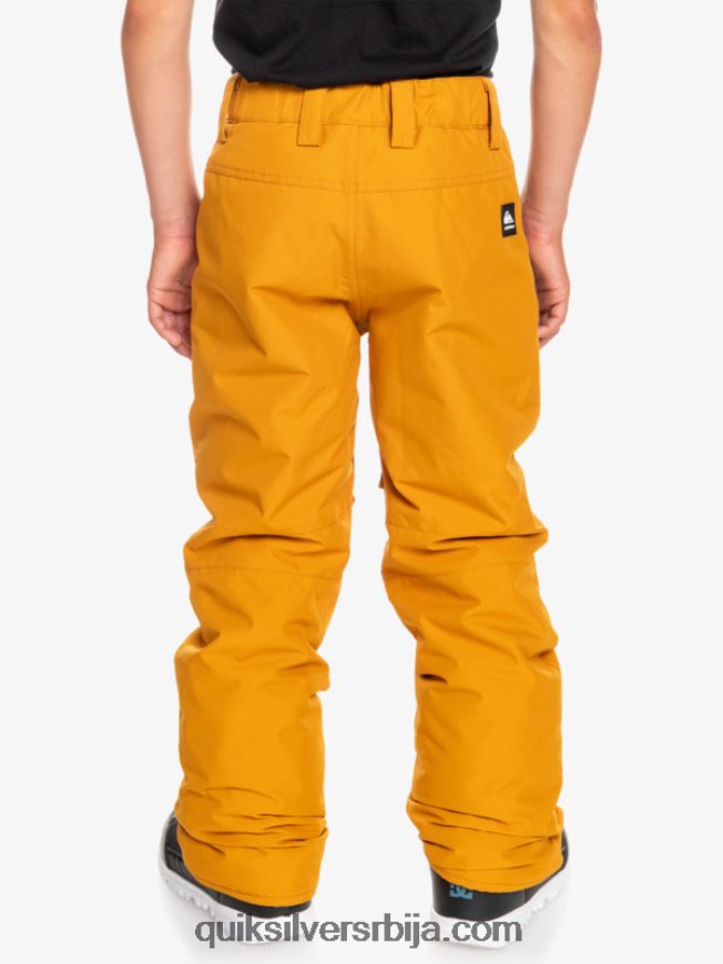 децаци Quiksilver Снежне панталоне 8-16 боквице браон Z824VN2293