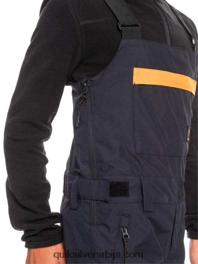 децаци Quiksilver 8-16 масх уп изоловане панталоне за снег права црна Z824VN2318