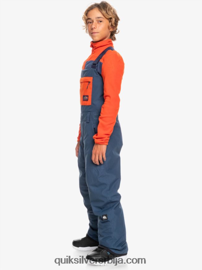 децаци Quiksilver 8-16 масх уп изоловане панталоне за снег инсигниа блуе Z824VN2319