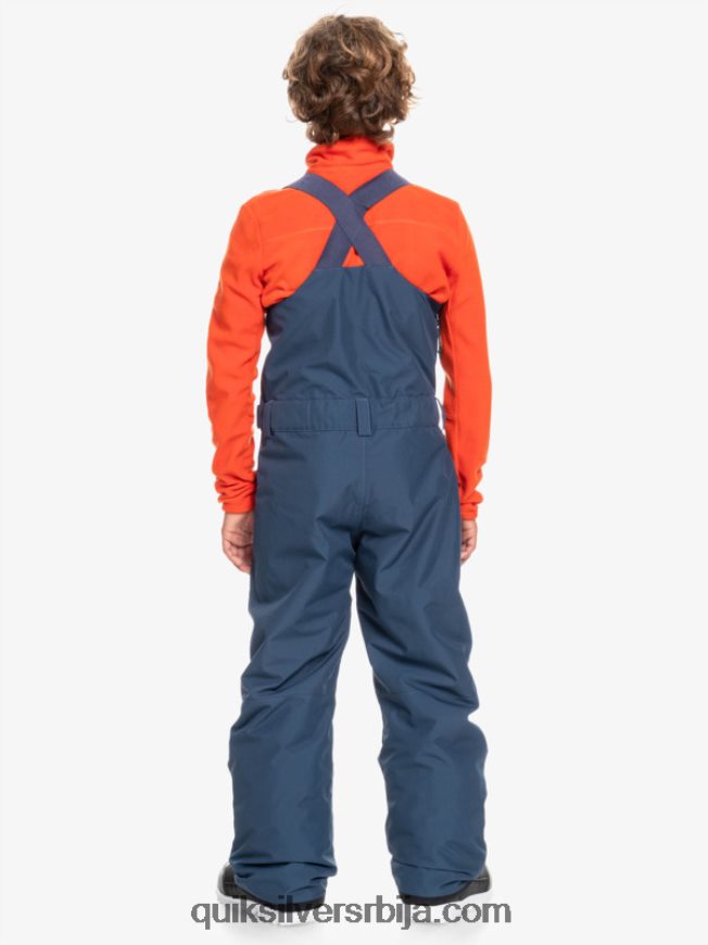 децаци Quiksilver 8-16 масх уп изоловане панталоне за снег инсигниа блуе Z824VN2319