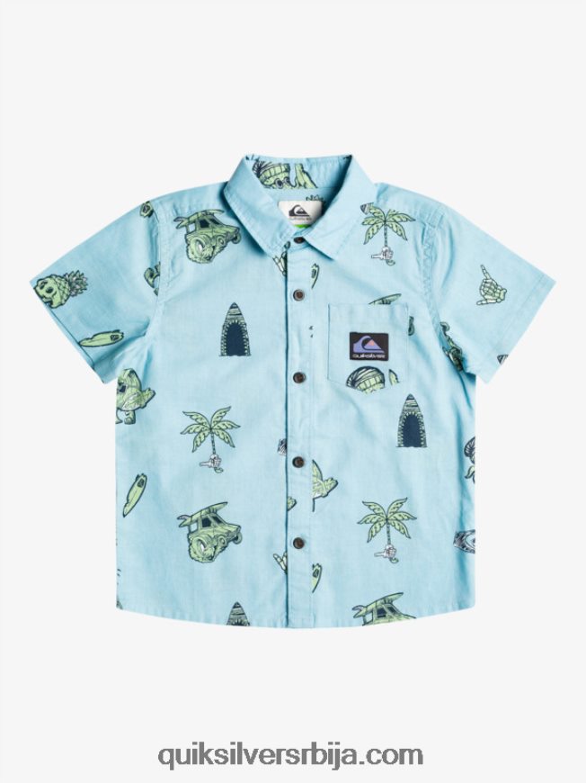 децаци Quiksilver 2-7 ноно сурфдаи мајица небо плаво - ноно сурфдаи бои231 Z824VN2131
