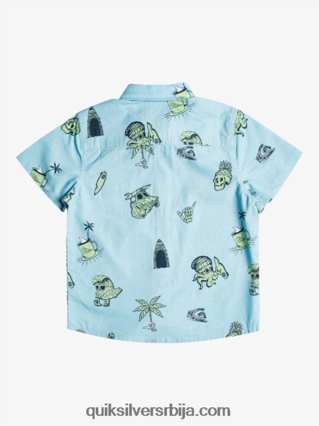 децаци Quiksilver 2-7 ноно сурфдаи мајица небо плаво - ноно сурфдаи бои231 Z824VN2131