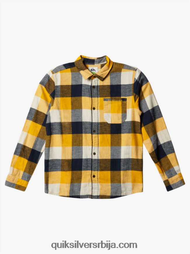 децаци Quiksilver 8-16 фланел мајица дугих рукава брезова мушица 223 Z824VN2306