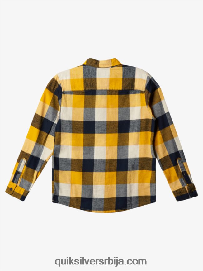 децаци Quiksilver 8-16 фланел мајица дугих рукава брезова мушица 223 Z824VN2306