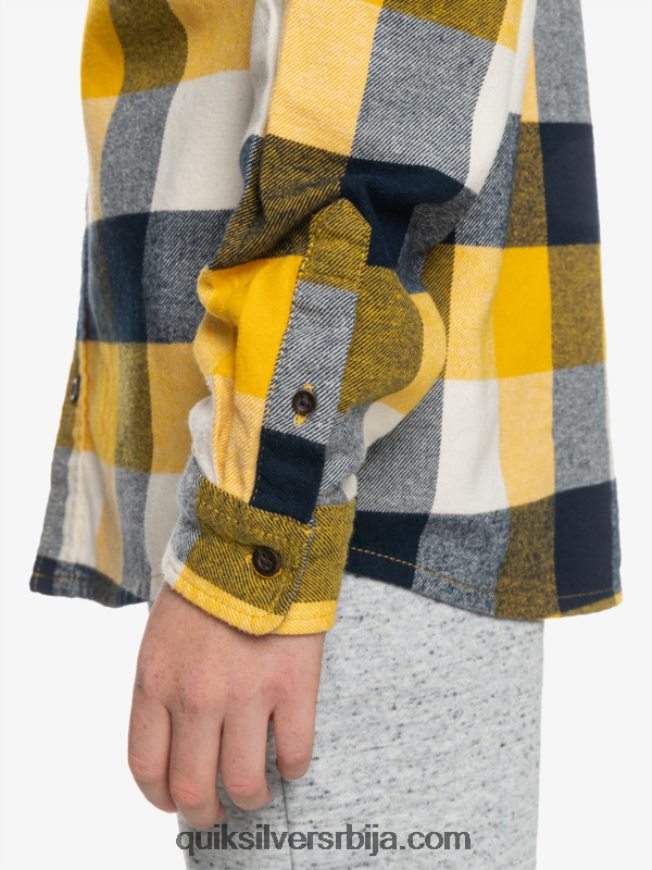 децаци Quiksilver 8-16 фланел мајица дугих рукава брезова мушица 223 Z824VN2306