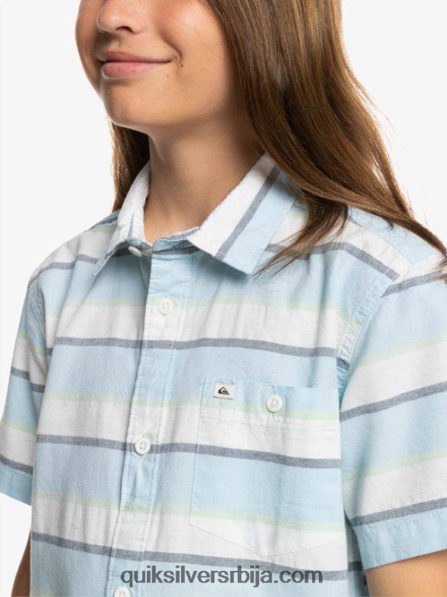 децаци Quiksilver Кошуља 8-16 цали сунрисе бели кали излазак сунца 231 Z824VN2158