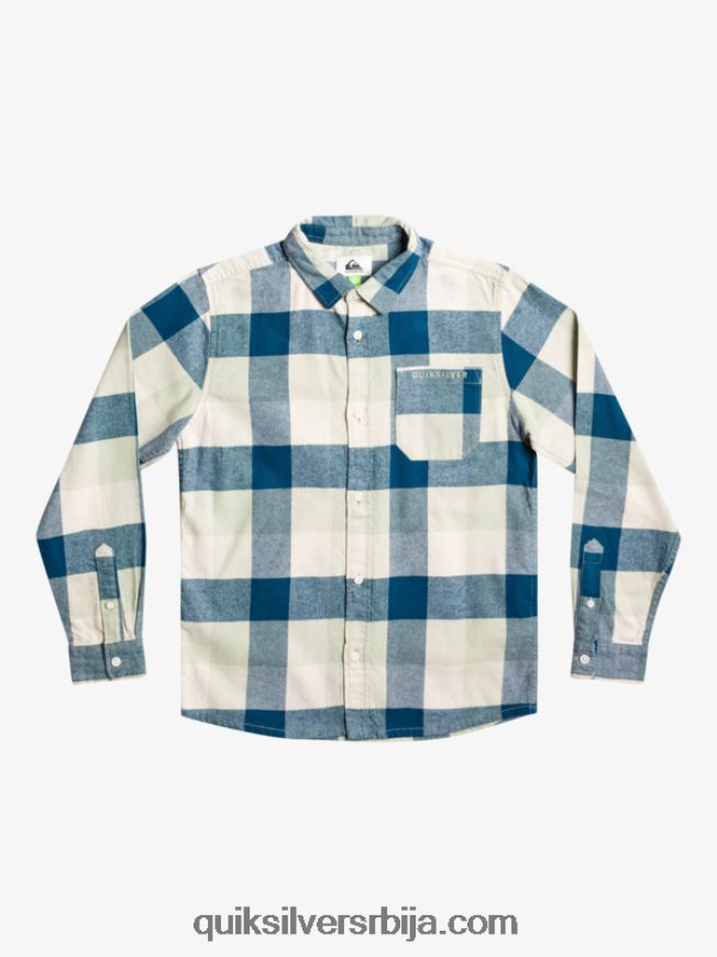 децаци Quiksilver 8-16 фланел мајица дугих рукава пустињска жалфија матица Z824VN2305