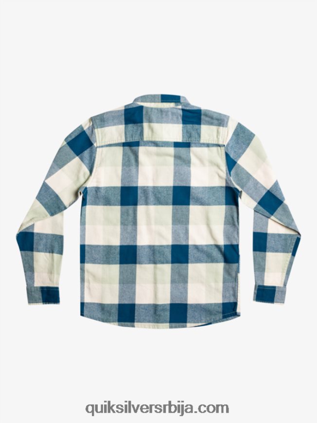 децаци Quiksilver 8-16 фланел мајица дугих рукава пустињска жалфија матица Z824VN2305