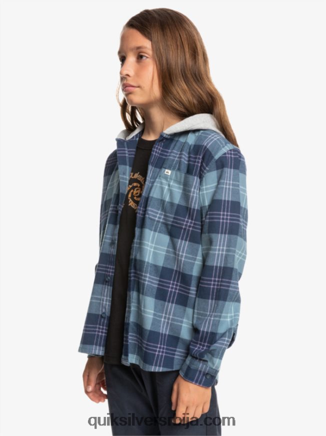 децаци Quiksilver Кошуља дугих рукава са капуљачом 8-16 халидон провансијски плави зец Z824VN2310