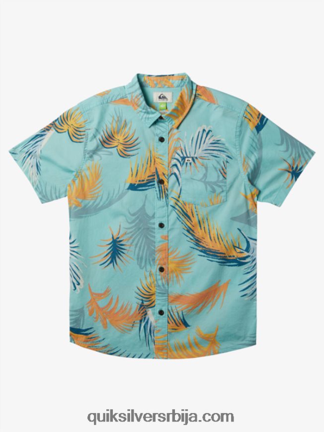 децаци Quiksilver Тропицал глитцх кошуља кратких рукава анђео плава тропска грешка Z824VN1912
