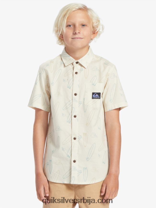 децаци Quiksilver где је моја даска кошуља кратких рукава бреза где је моја табла Z824VN2008
