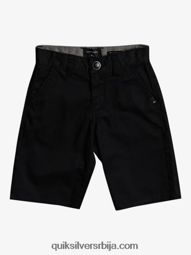 децаци Quiksilver 2-7 свакодневних растезљивих цхино хлачица црн Z824VN2102