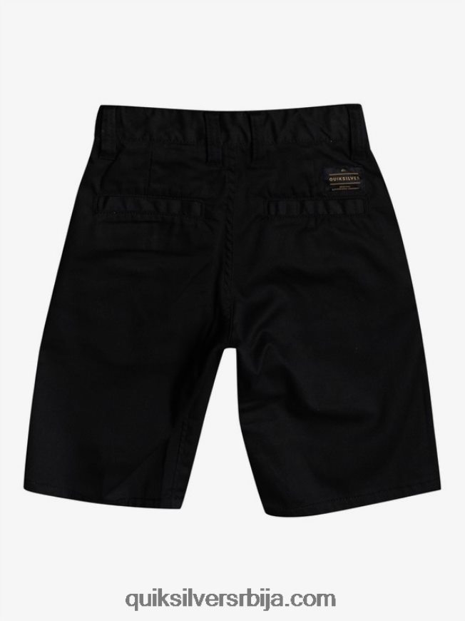 децаци Quiksilver 2-7 свакодневних растезљивих цхино хлачица црн Z824VN2102
