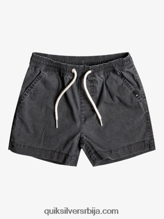 децаци Quiksilver 2-7 таксер еластичне кратке хлаче црн Z824VN2214
