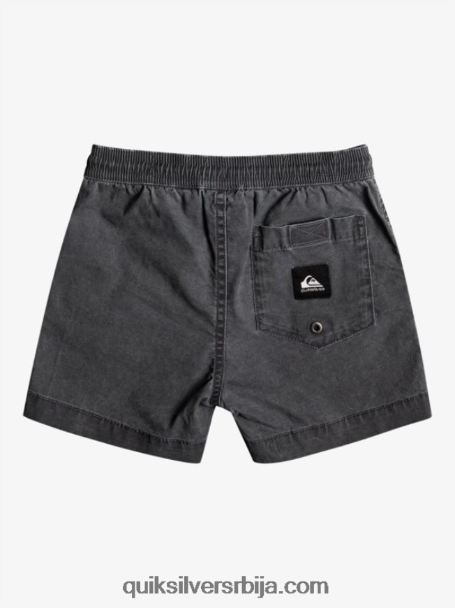 децаци Quiksilver 2-7 таксер еластичне кратке хлаче црн Z824VN2214