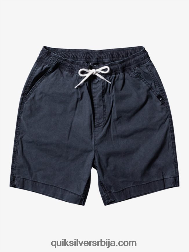 децаци Quiksilver 8-16 таксер 15 шортс са еластичним струком црн Z824VN2079