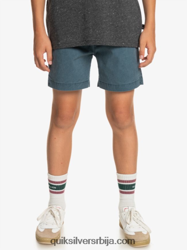 децаци Quiksilver 8-16 таксер 15 шортс са еластичним струком поноћна морнарица Z824VN2081