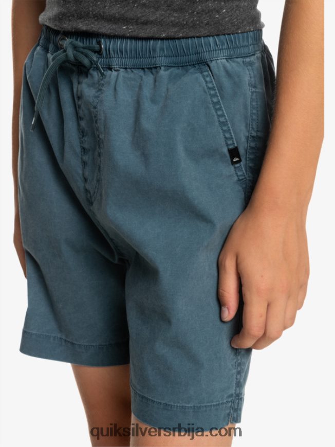 децаци Quiksilver 8-16 таксер 15 шортс са еластичним струком поноћна морнарица Z824VN2081