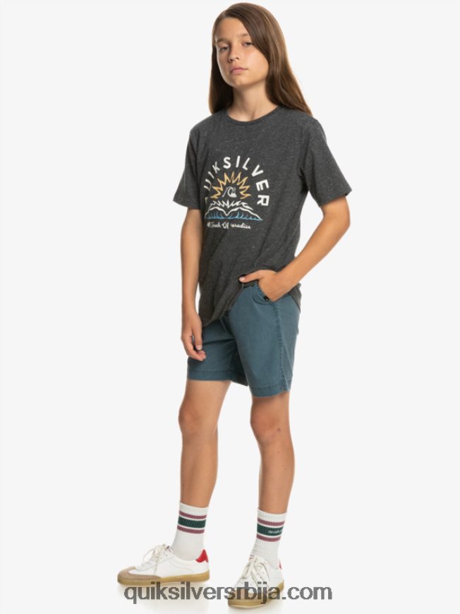 децаци Quiksilver 8-16 таксер 15 шортс са еластичним струком поноћна морнарица Z824VN2081