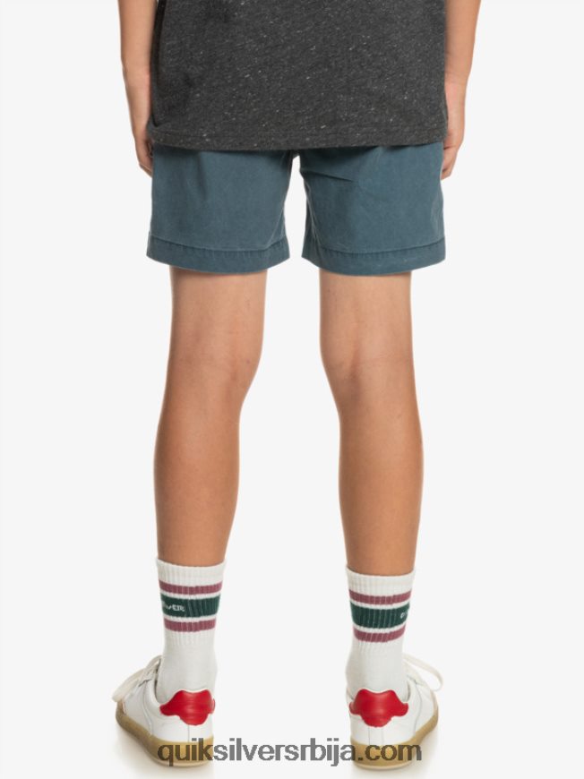 децаци Quiksilver 8-16 таксер 15 шортс са еластичним струком поноћна морнарица Z824VN2081