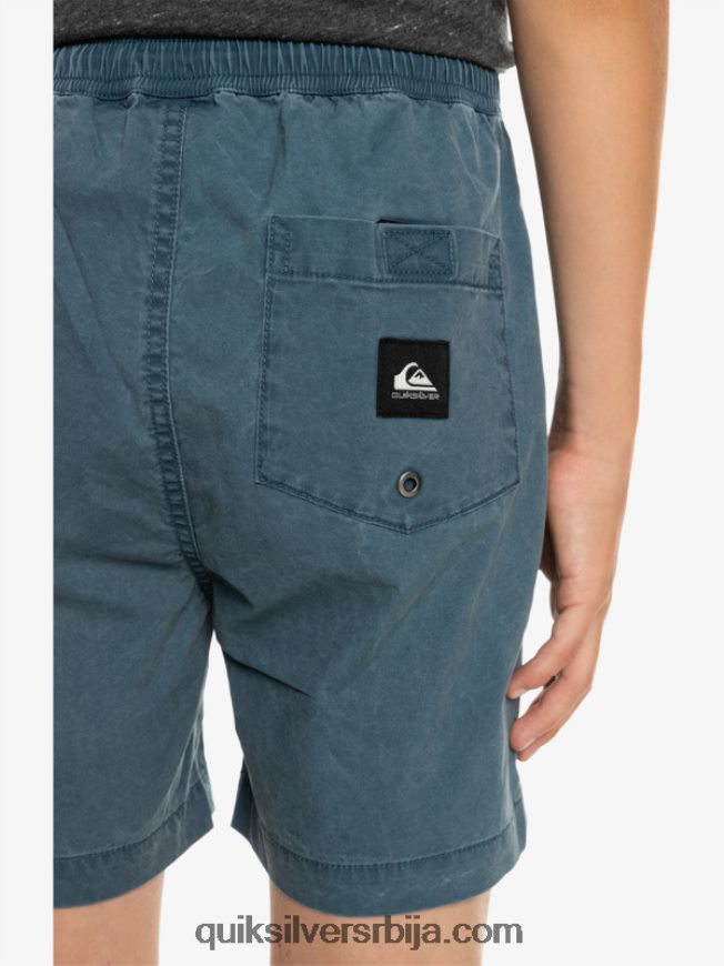децаци Quiksilver 8-16 таксер 15 шортс са еластичним струком поноћна морнарица Z824VN2081