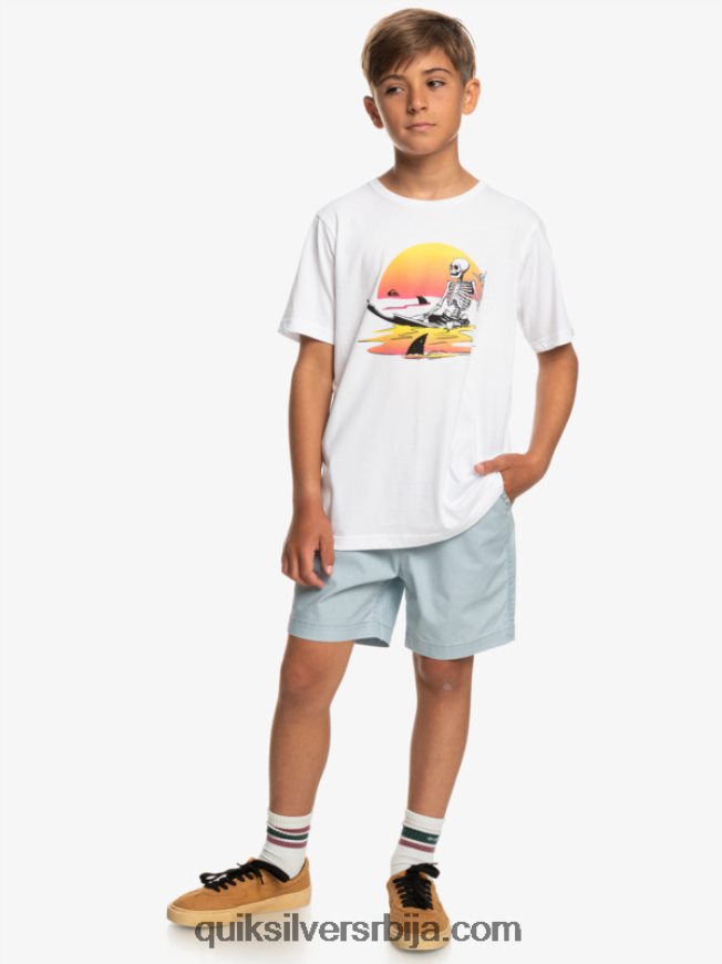 децаци Quiksilver 8-16 таксер 15 шортс са еластичним струком небеско плаветнило Z824VN2082