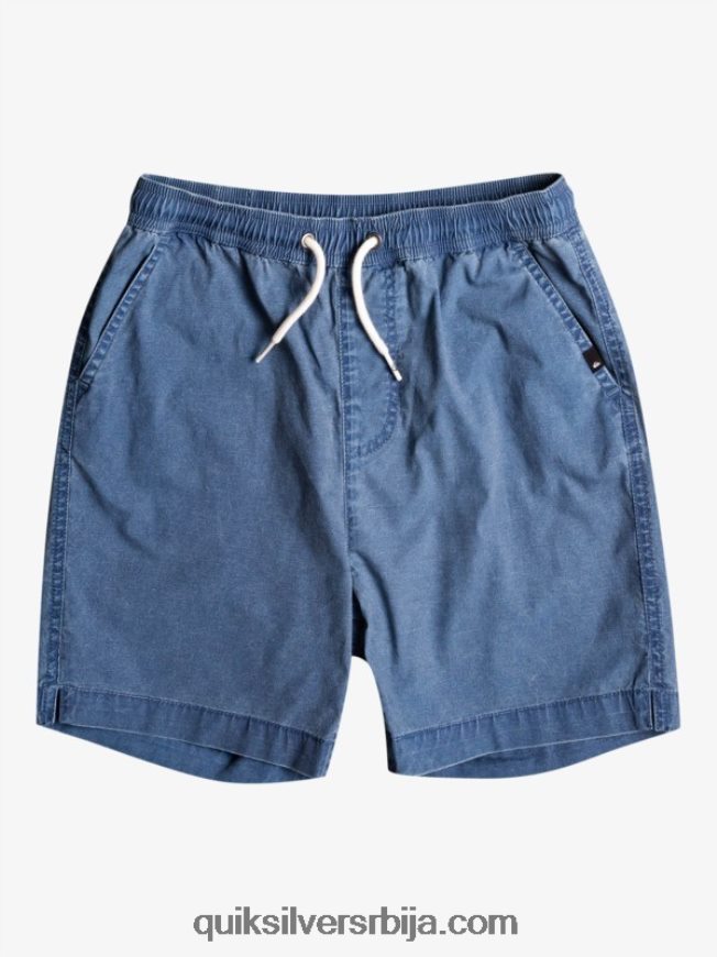 децаци Quiksilver 8-16 таксер 15 шортс са еластичним струком инсигниа блуе Z824VN2083