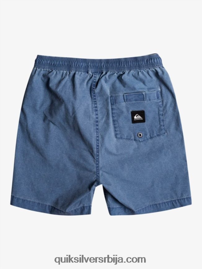 децаци Quiksilver 8-16 таксер 15 шортс са еластичним струком инсигниа блуе Z824VN2083