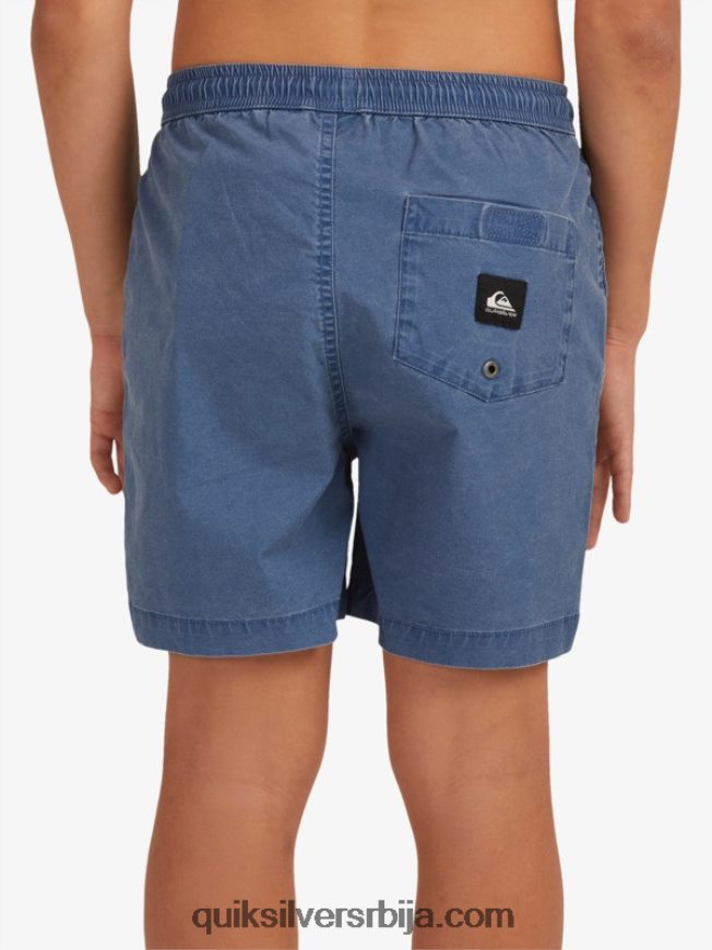децаци Quiksilver 8-16 таксер 15 шортс са еластичним струком инсигниа блуе Z824VN2083