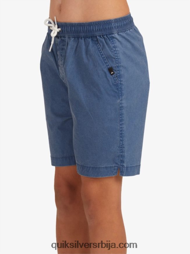 децаци Quiksilver 8-16 таксер 15 шортс са еластичним струком инсигниа блуе Z824VN2083